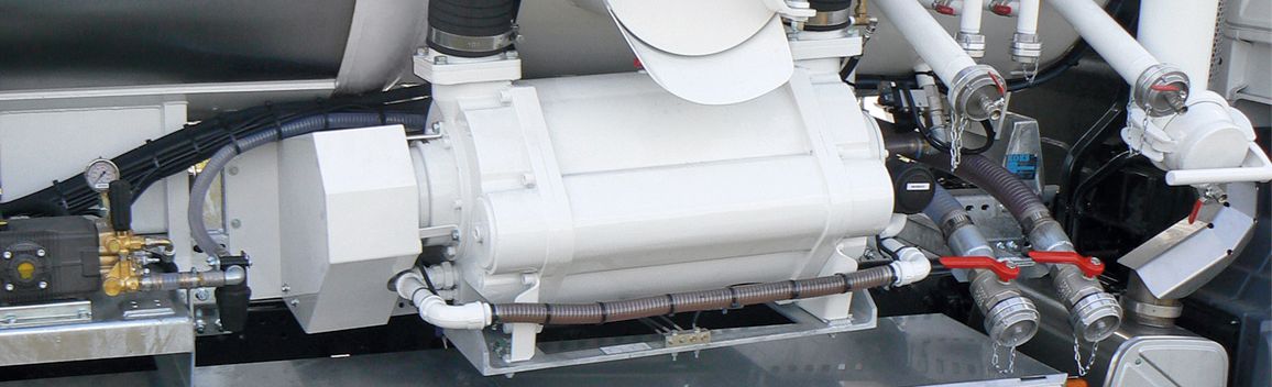 werking vacuümpomp KOKS group Alkmaar EcoVac natte vacuümwagen